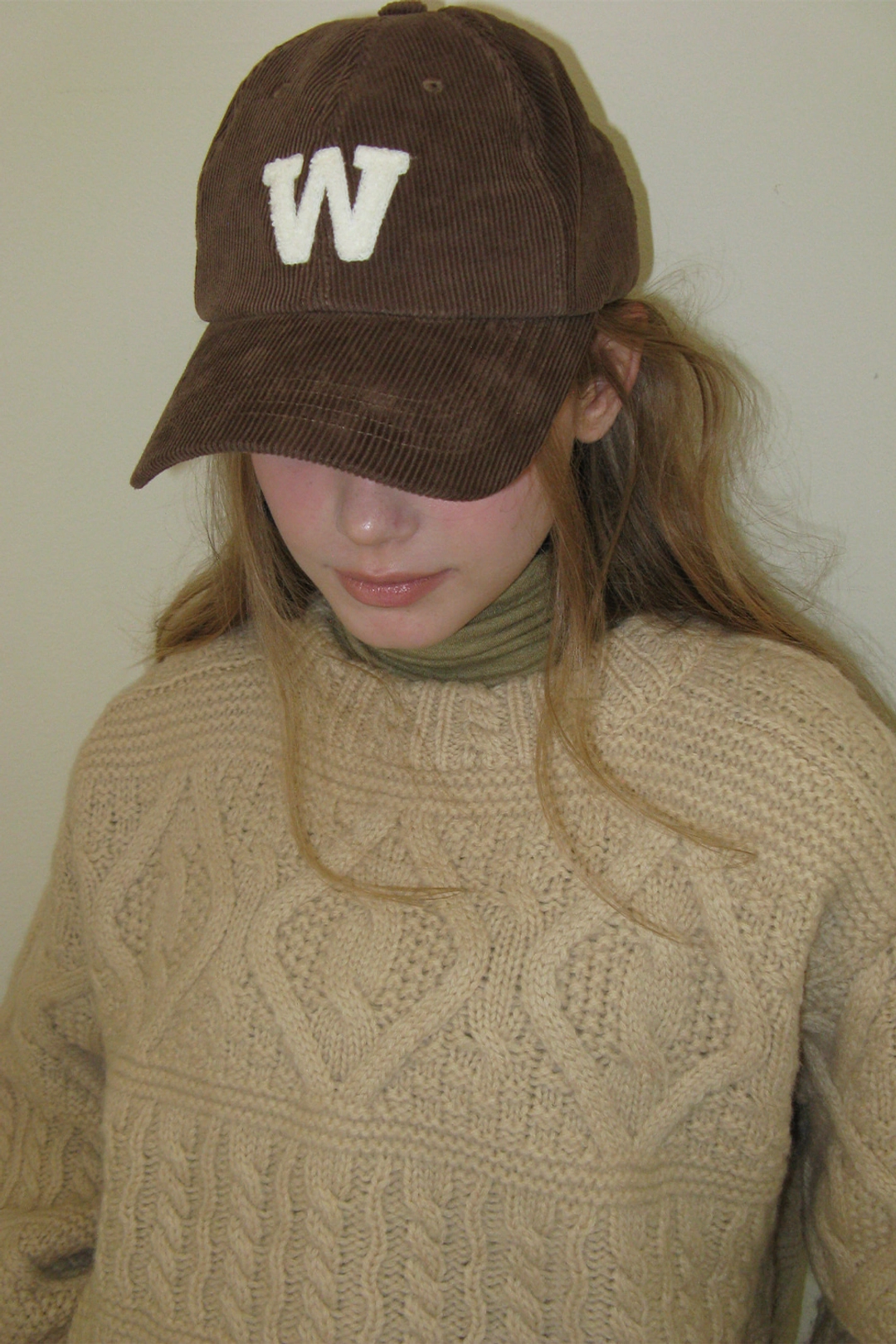 위드아웃썸머 W corduroy cap_brown 상품 이미지 2