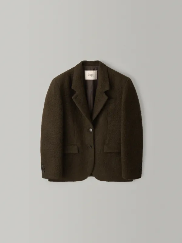라마울 블레이저 코트_khaki