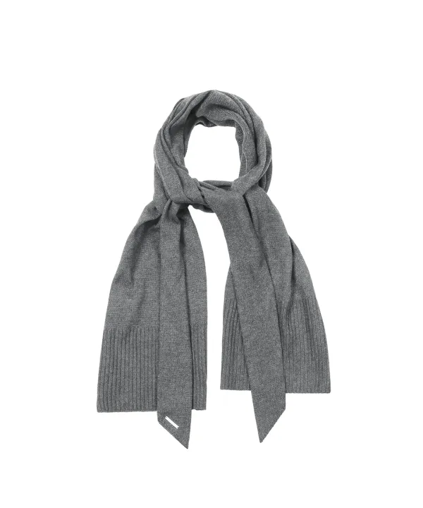 [레이 PICK] Two tie detail muffler GREY - 미세키서울