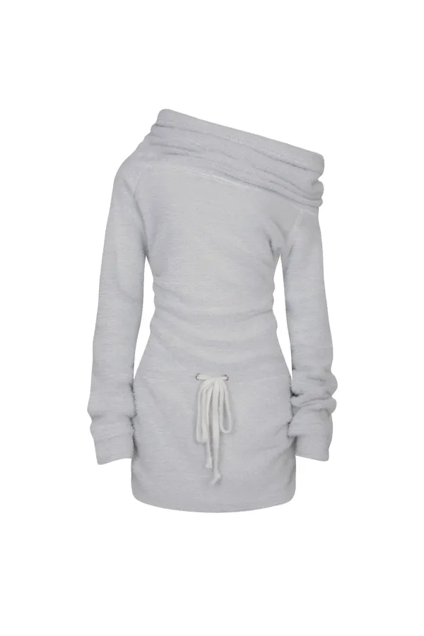 MISTY LOOSE DRESS light grey