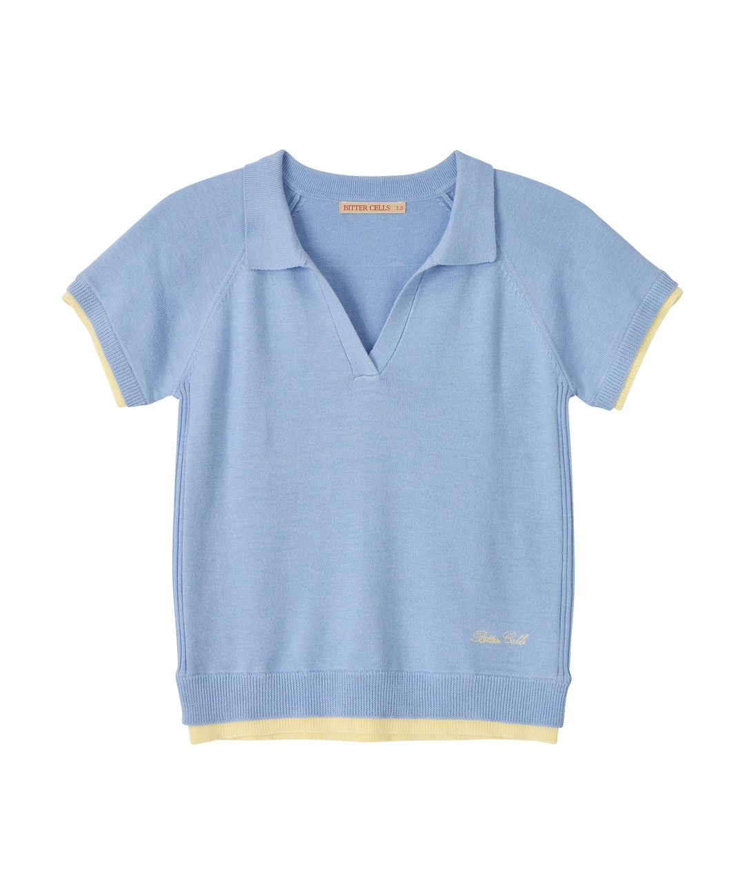 비터셀즈 Essential Layered Collar Knit-Blue 상품 이미지 1