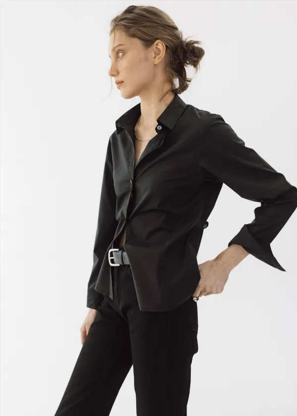Slim fit shirt (Black)