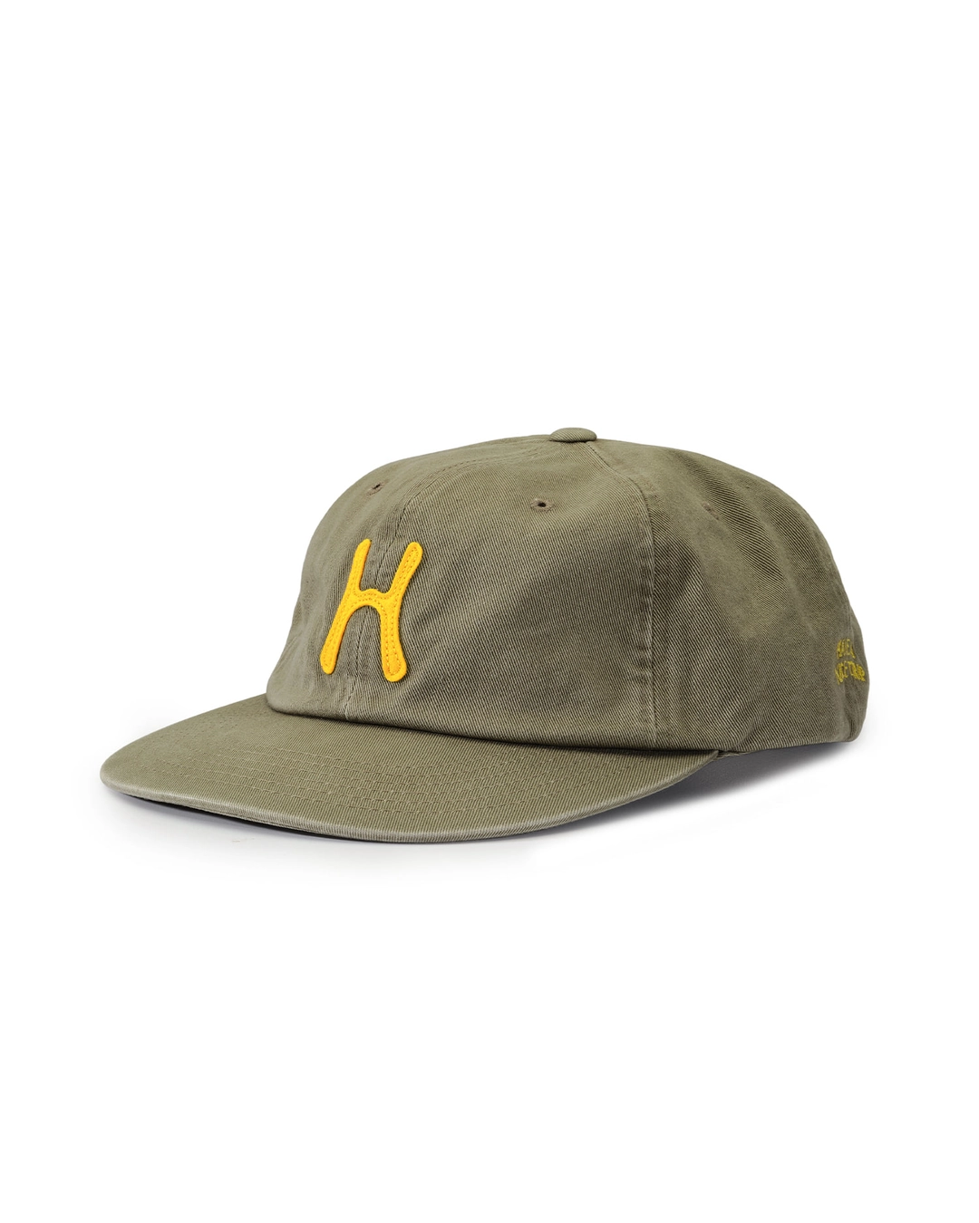 헬로선라이즈 H Logo Cotton Relaxed Fit 6Panel Cap_Khaki 상품 이미지 3