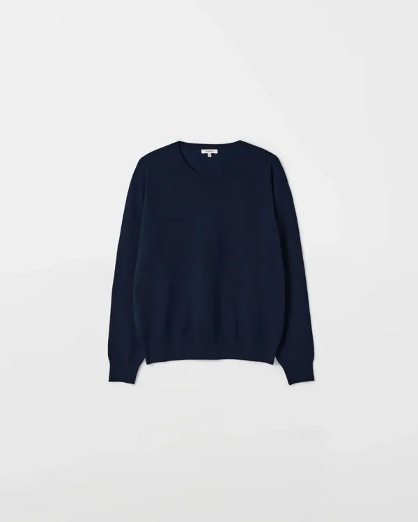 Classic Round Knit [NAVY]