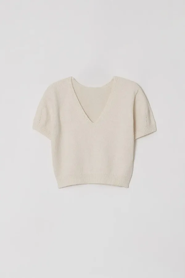 TWO WAY BOUCLE KNIT
