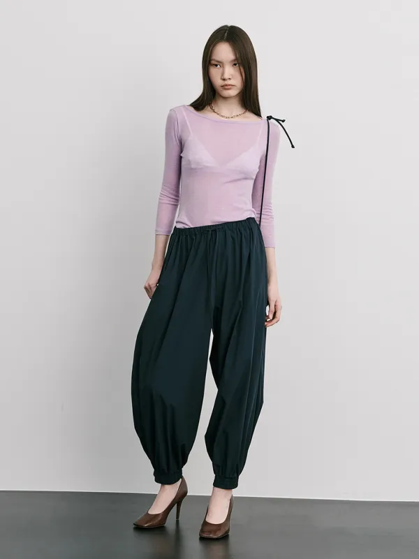 25 Boatneck Sheer T_Purple