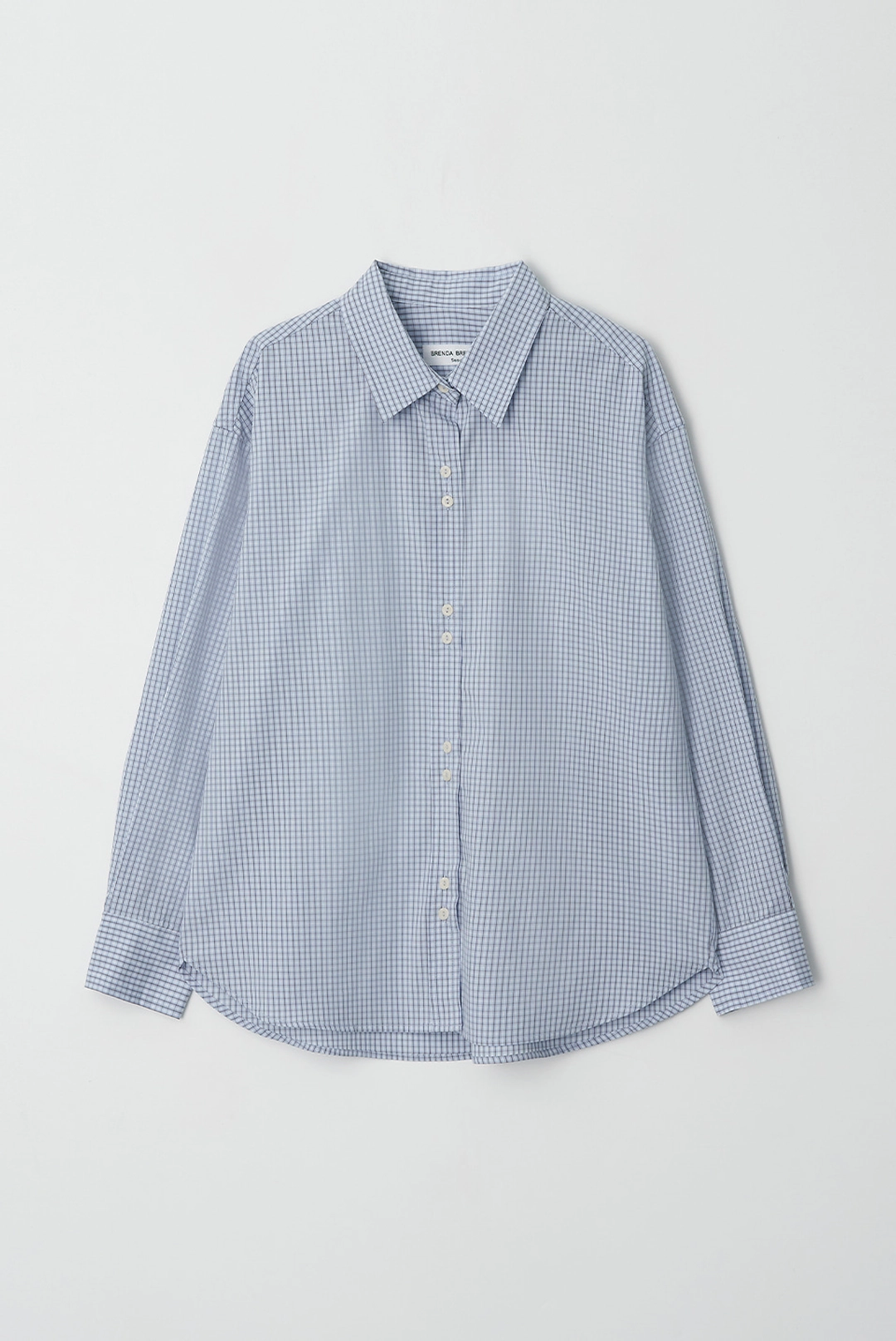 브렌다 브렌든 vermont check shirts - sky 상품 이미지 1