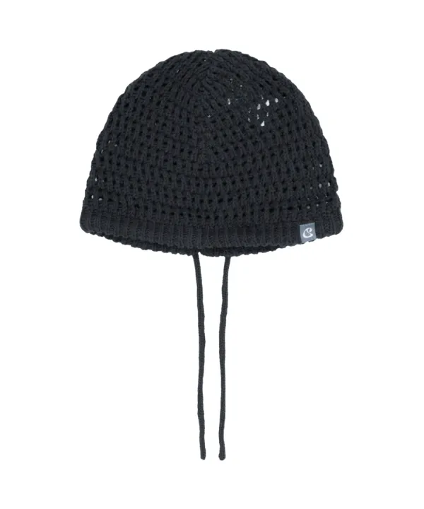 STRING NET BEANIE CHARCOAL
