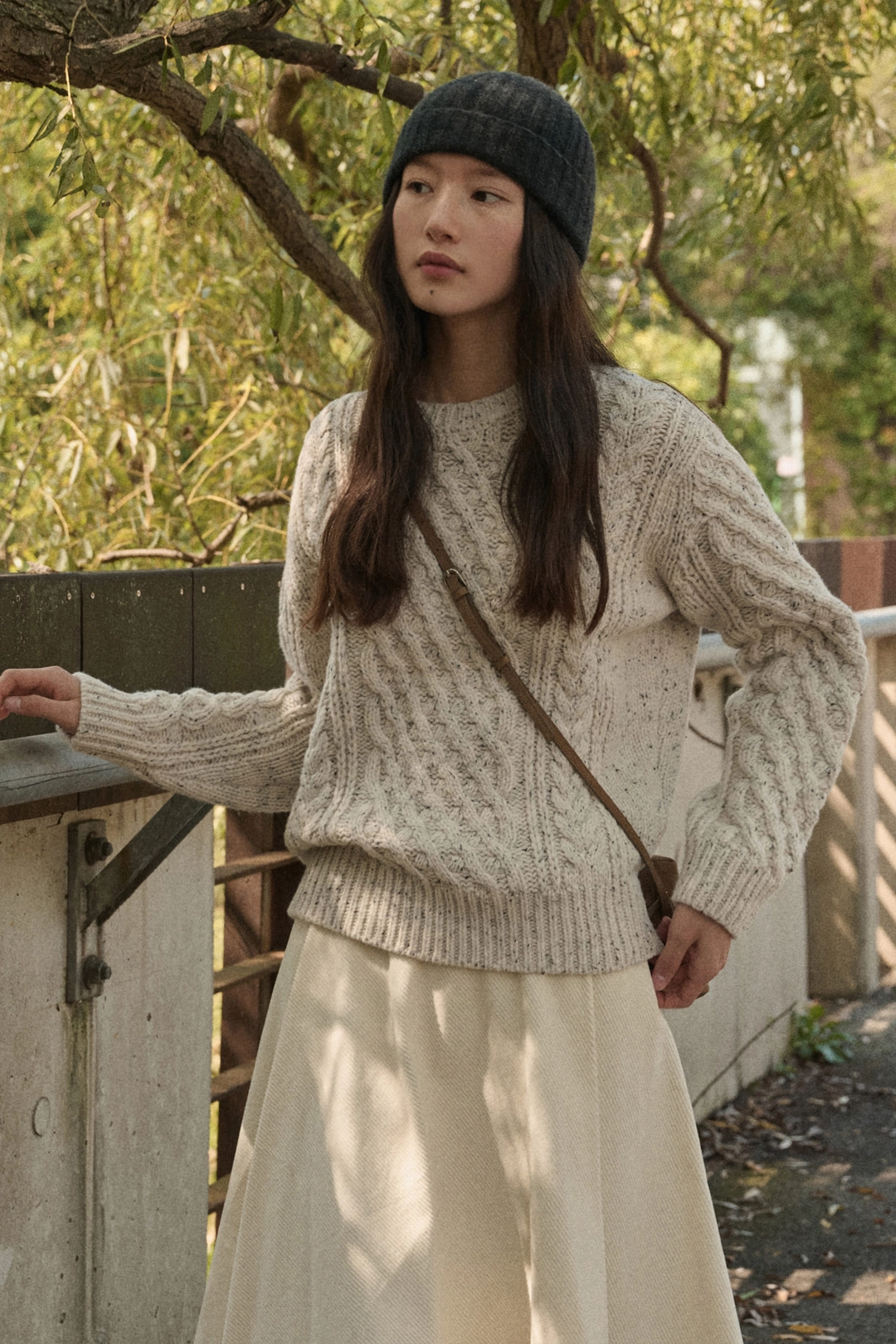 세이지먼트 SKOVA ROUND NECK CABLE WOOL KNIT_IVORY 상품 이미지 2