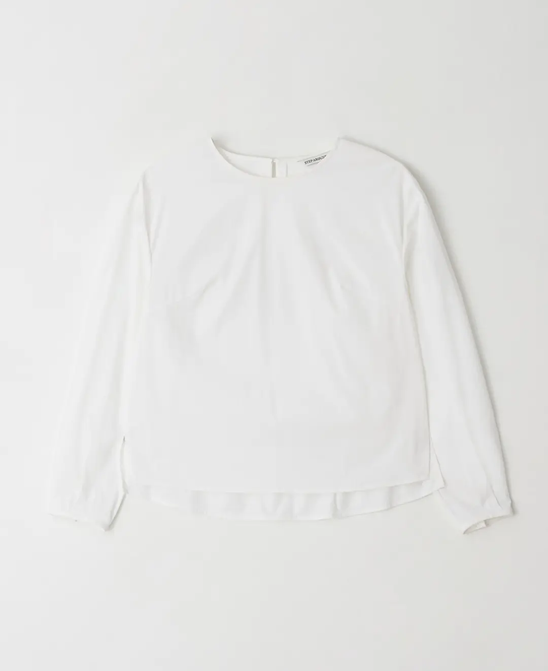 스텝어라운드 Back shirring detail blouse_WHITE 상품 이미지 1