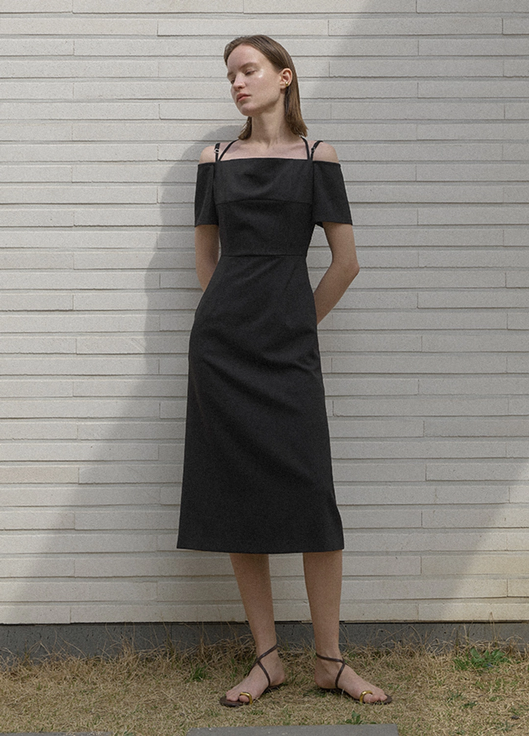 아뜰리에 나인 (OP-6173)OHARA OFF SHOULDER DRESS 상품 이미지 3