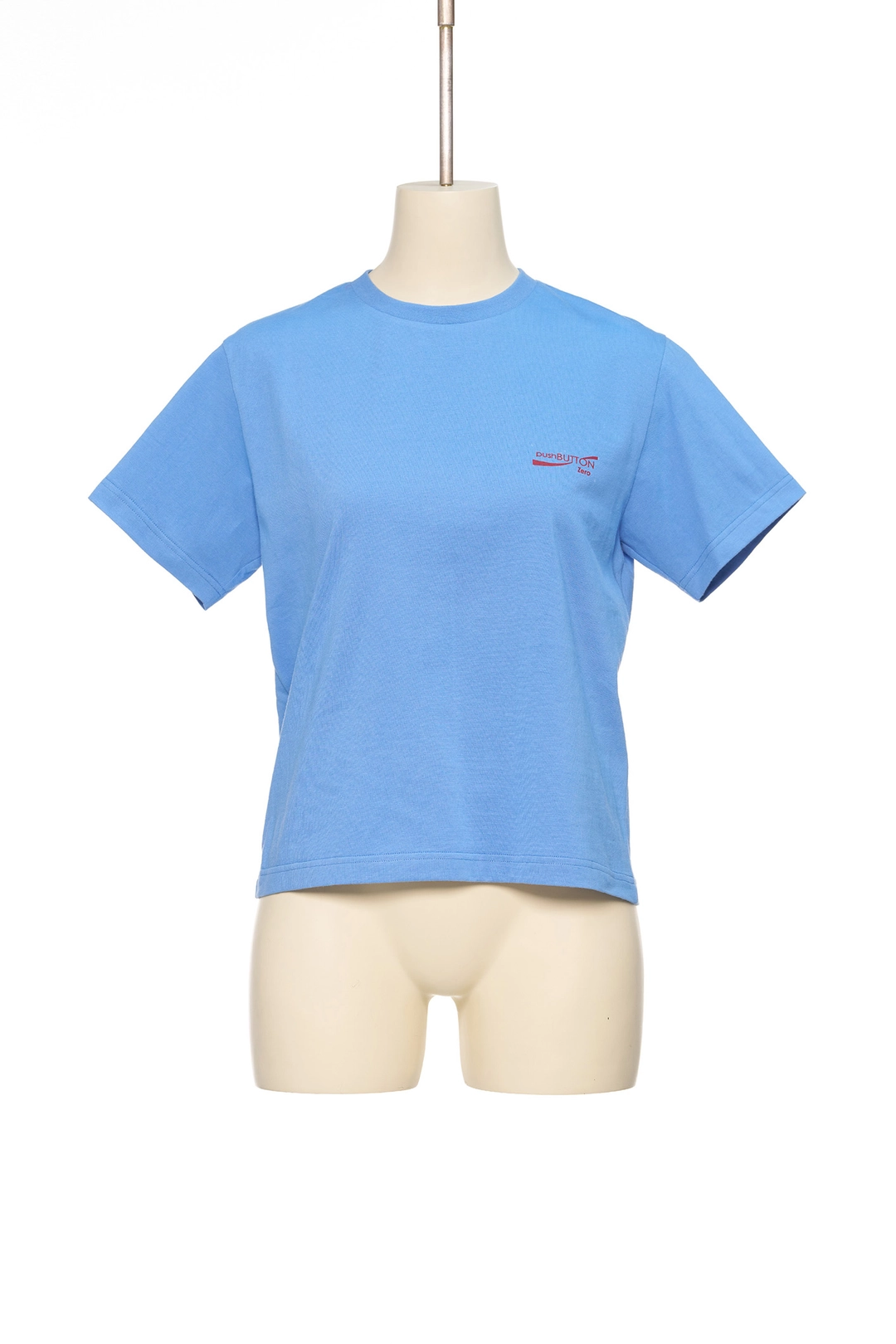 푸쉬버튼 SS26 ZERO BLUE UNISEX LOGO T-SHIRT 상품 이미지 1