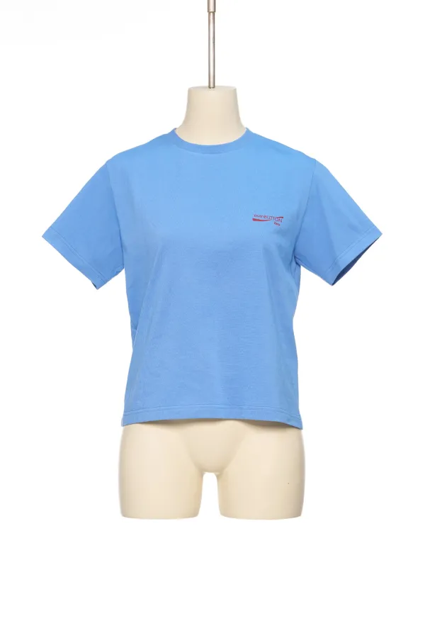 SS26 ZERO BLUE UNISEX LOGO T-SHIRT