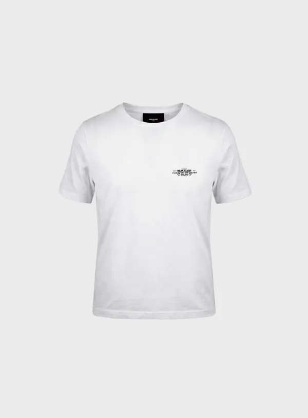 [w-tee26-095] Viper Slim Fit Short Sleeve T-Shirt - White