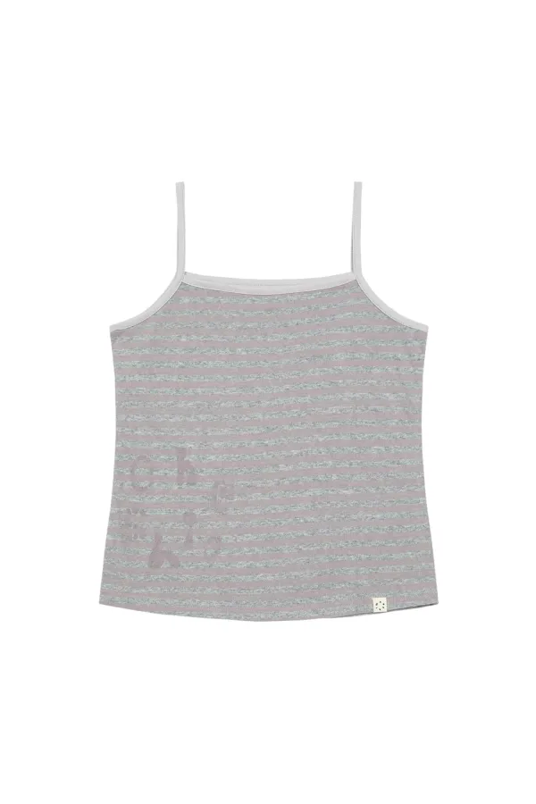 LOGO STRIPE SLEEVELESS, LAVENDER