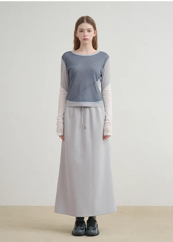  [25-38]  Hype Lace Trak Sweatskirt  하입 레이스 트랙 스웨트스커트 (봄-가을-데일리룩-캐주얼룩-일상룩-레이스-스웻스커트-트랙스커트-다이마루-자체제작-빅사이즈) 