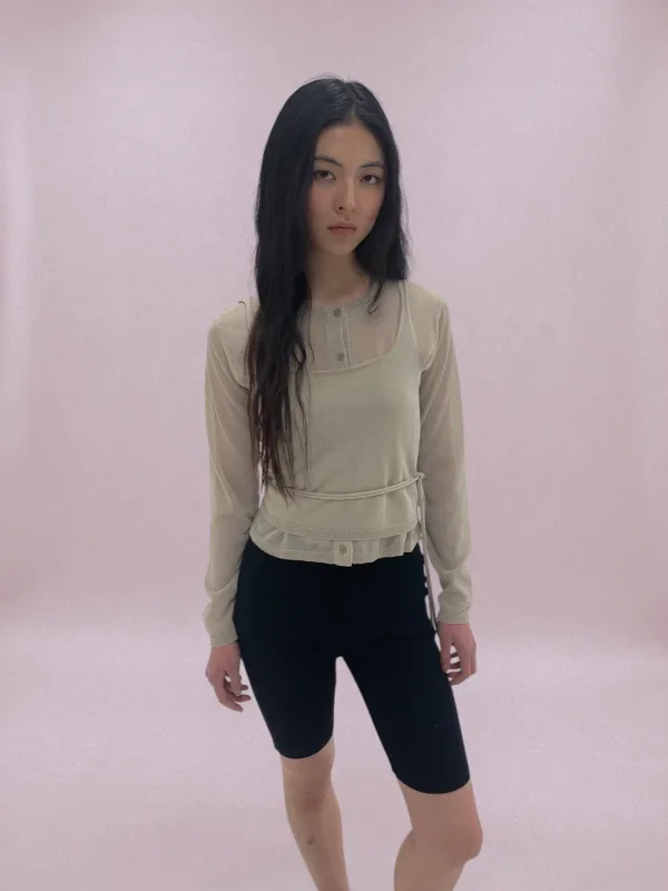 Mute Set Cardigan / Beige