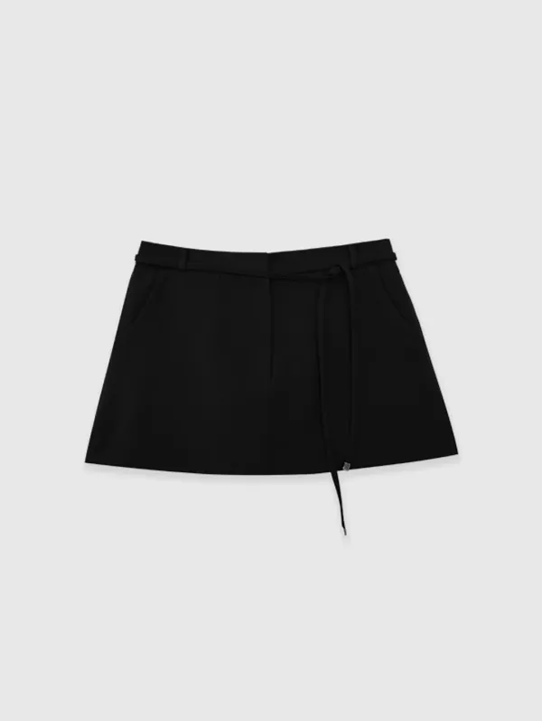[13th 예약주문] Mona Mini Skirt Pants (Black)