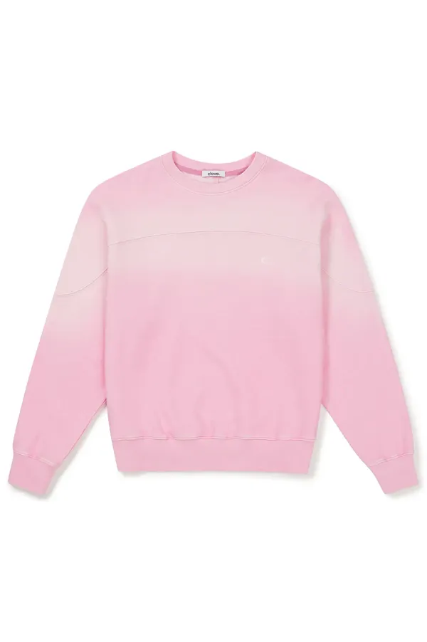 [24FW clove] Pigment Sweatshirt (Pink)