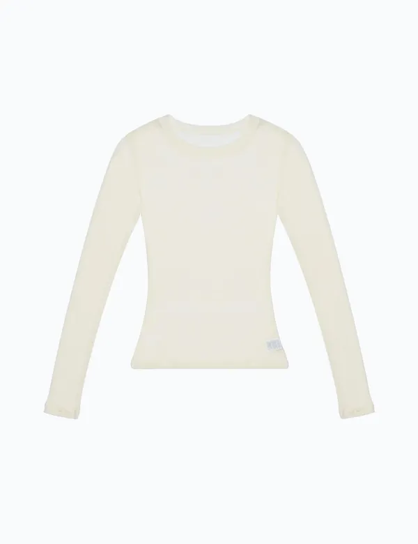 SOFT LONGSLEEVES TOP_IVORY