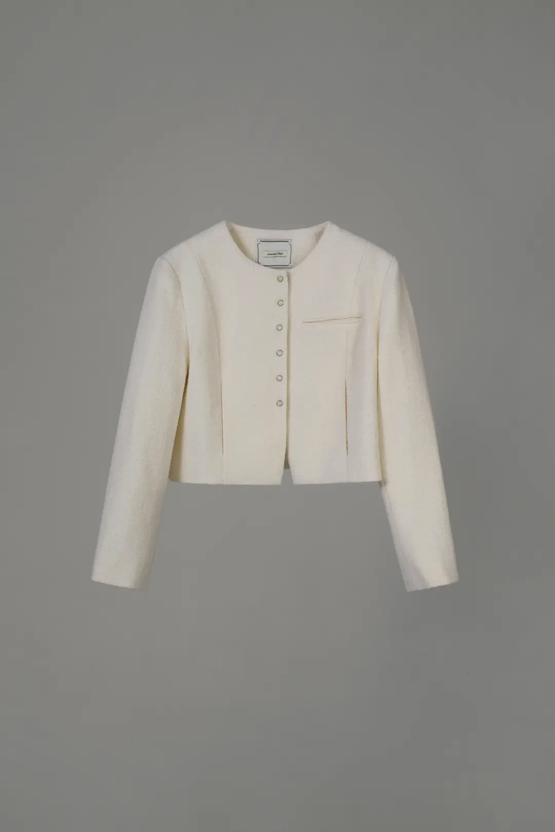 오버듀플레어 SNAPPED TWEED JACKET_IVORY 상품 이미지 3