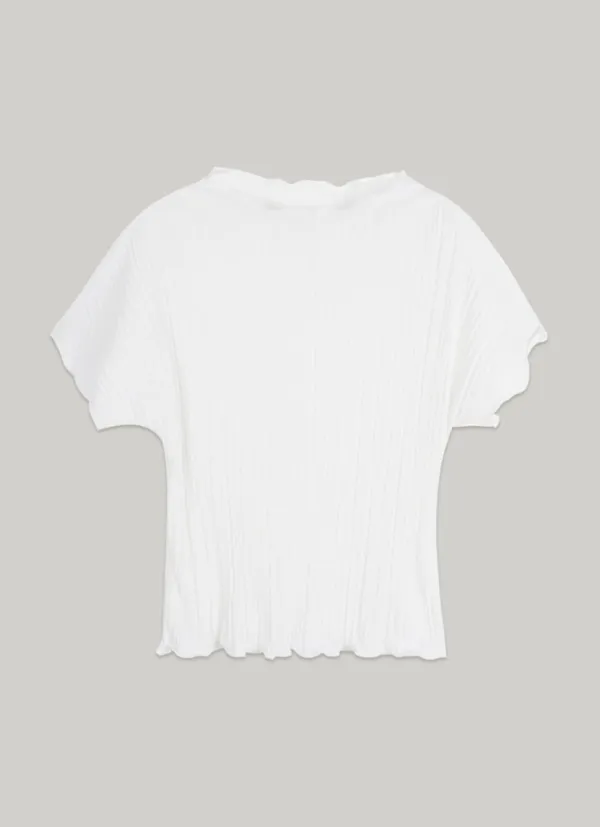 comos 1460 dolman pleats T-shirt (ivory)