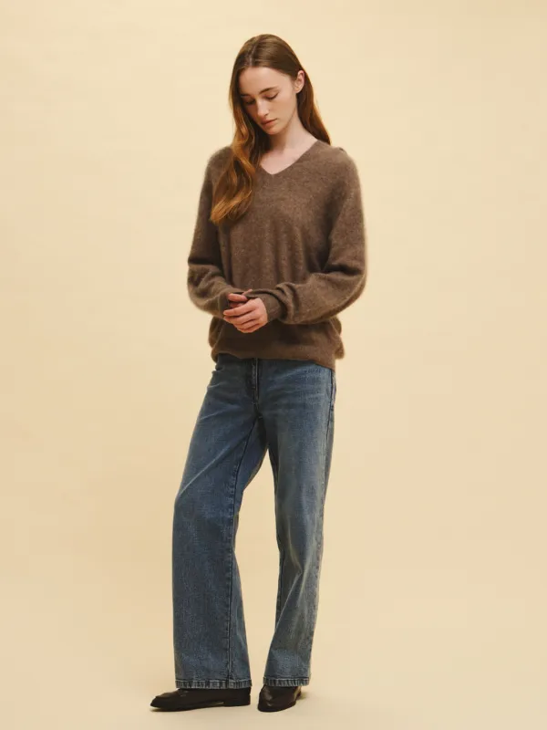MILA vintage wide denim pants_2colors