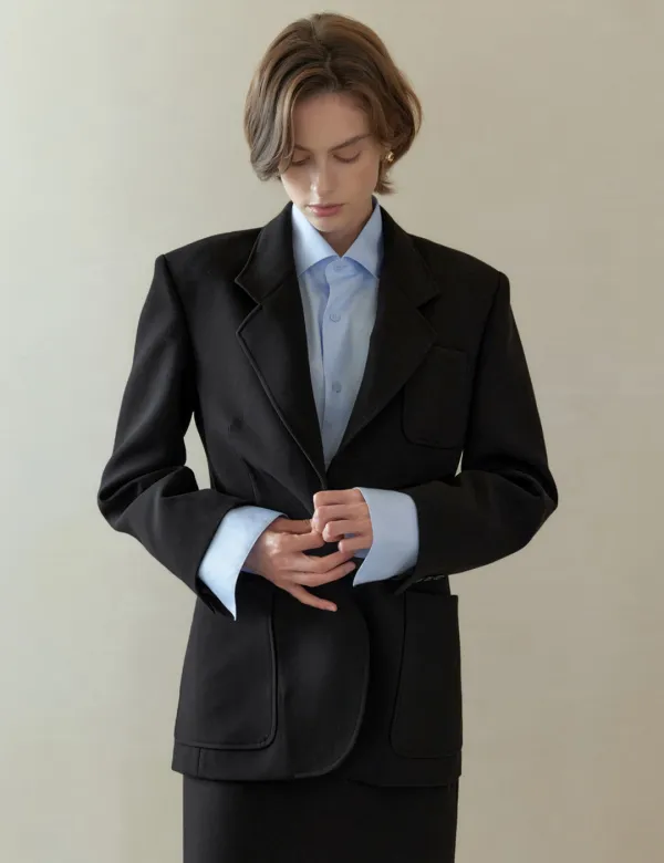 Forte Tailored Jacket (Black)