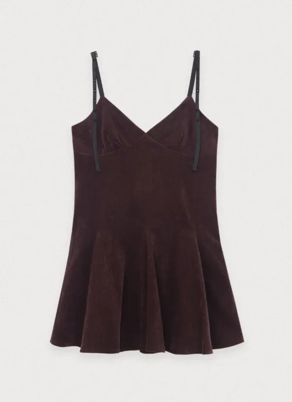 Auden belted dress - wine