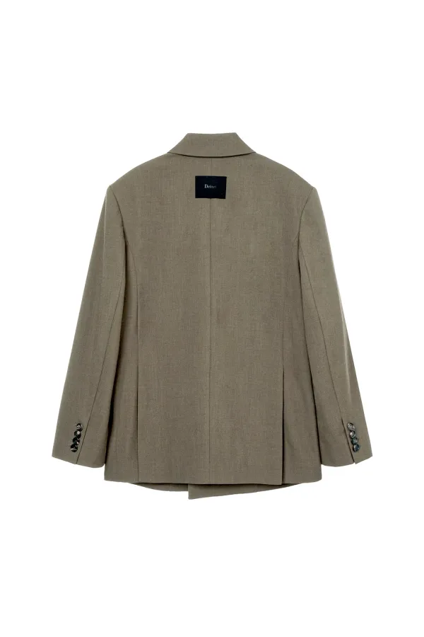 DOUBLE JACKET IN BROWN