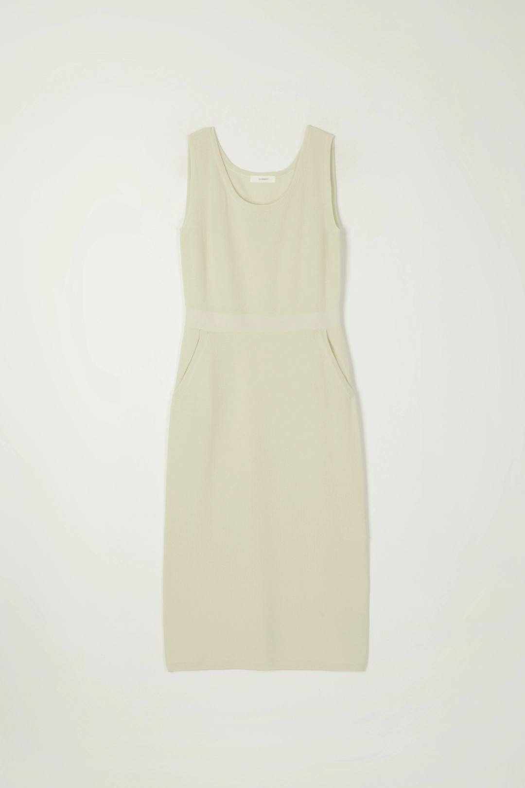 세이지먼트 WILLA WHOLEGARMENT KNIT DRESS_CREAM 상품 이미지 2
