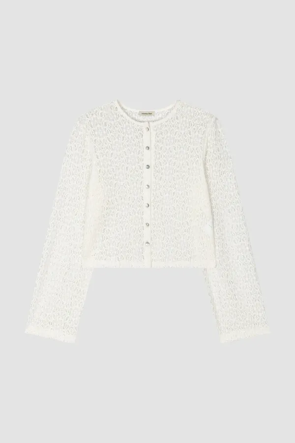 COTTON LACE CARDIGAN_WHITE