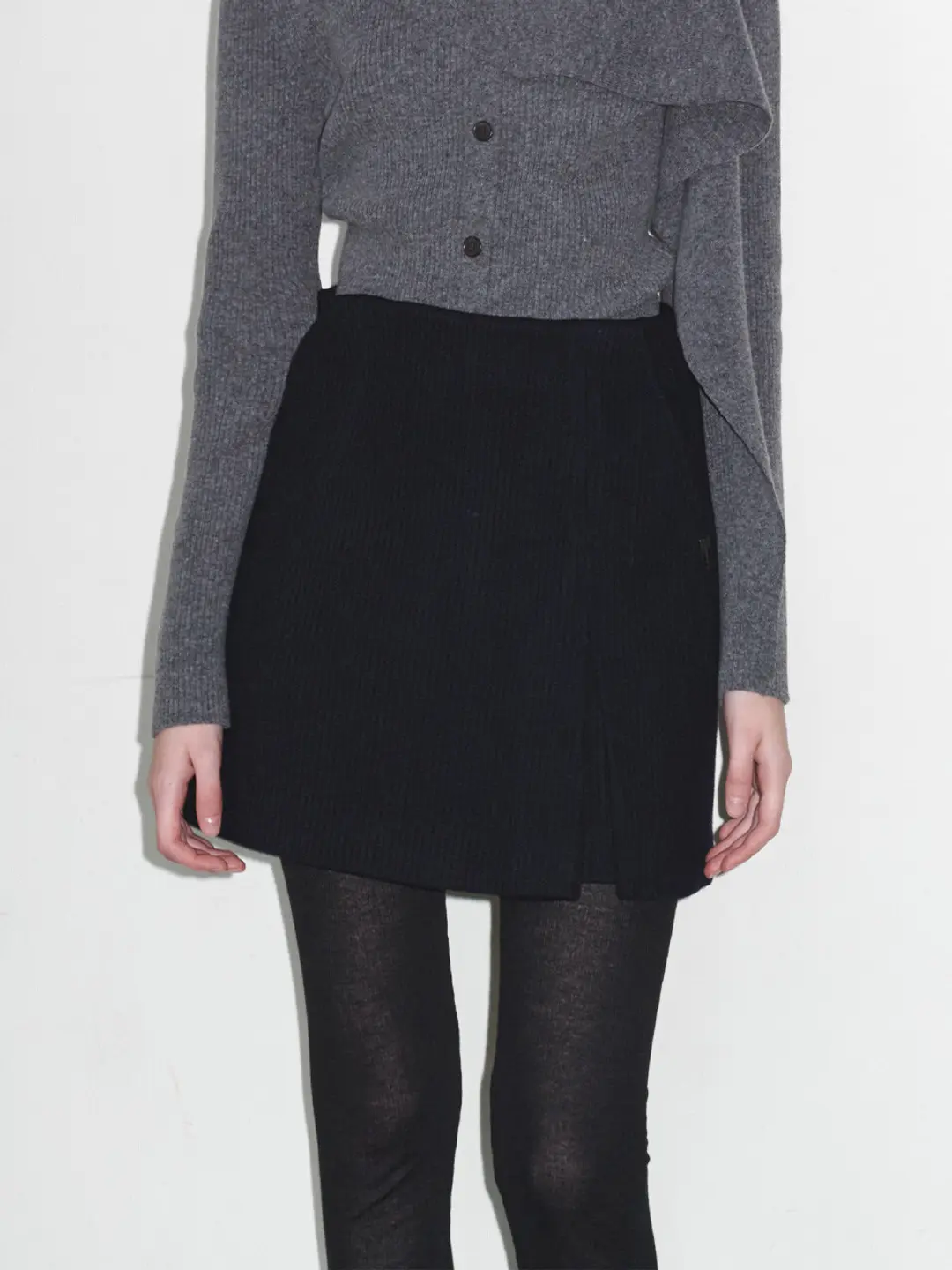 루에브르 A-line Wool Mini Skirt SW4WS920-24 상품 이미지 2