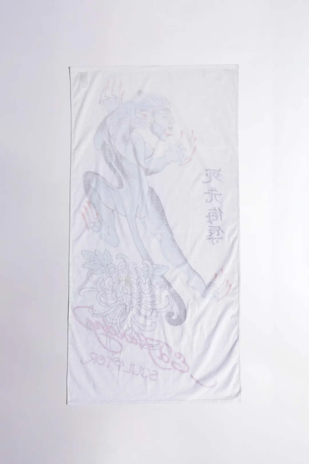 스컬프터 [Sculptor X Ed Hardy] Devil Beach Towel White 상품 이미지 2