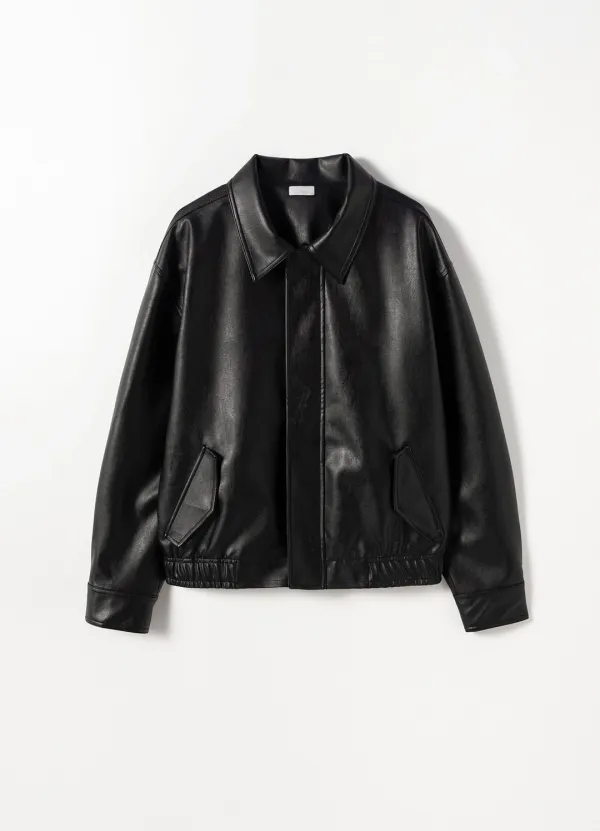 [7TH] Hailey Leather Jacket(Black)