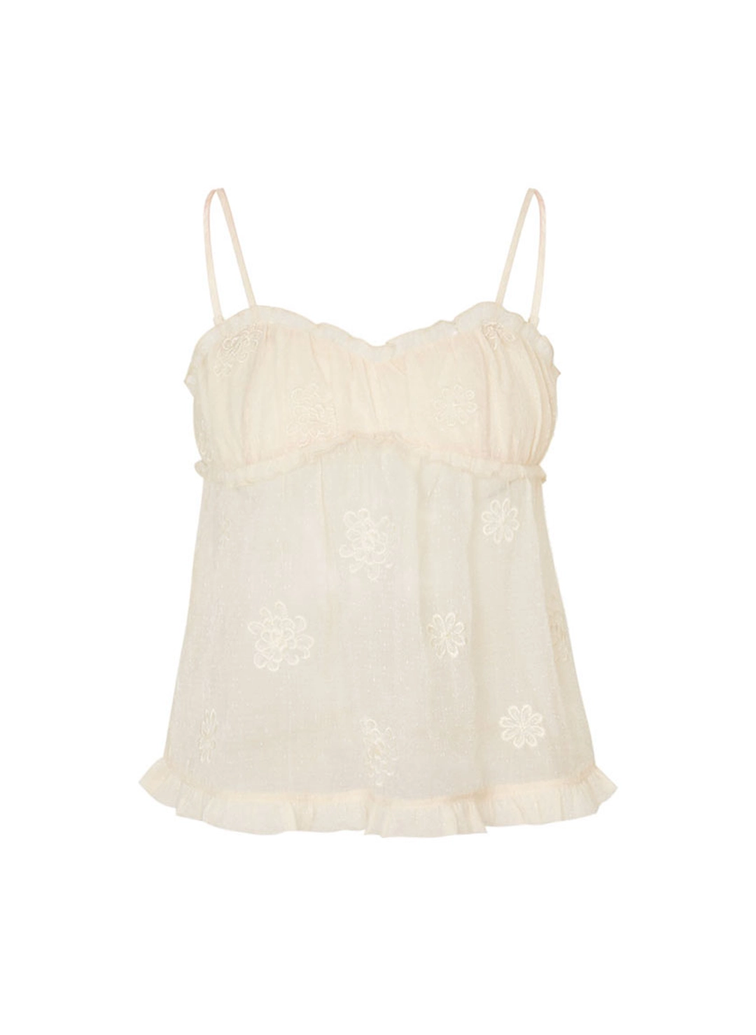 루루서울 Chloe See Through Sleeveless (Ivory) 상품 이미지 1
