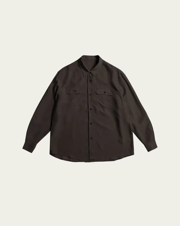 (3차) Leaf Shirt - Brown