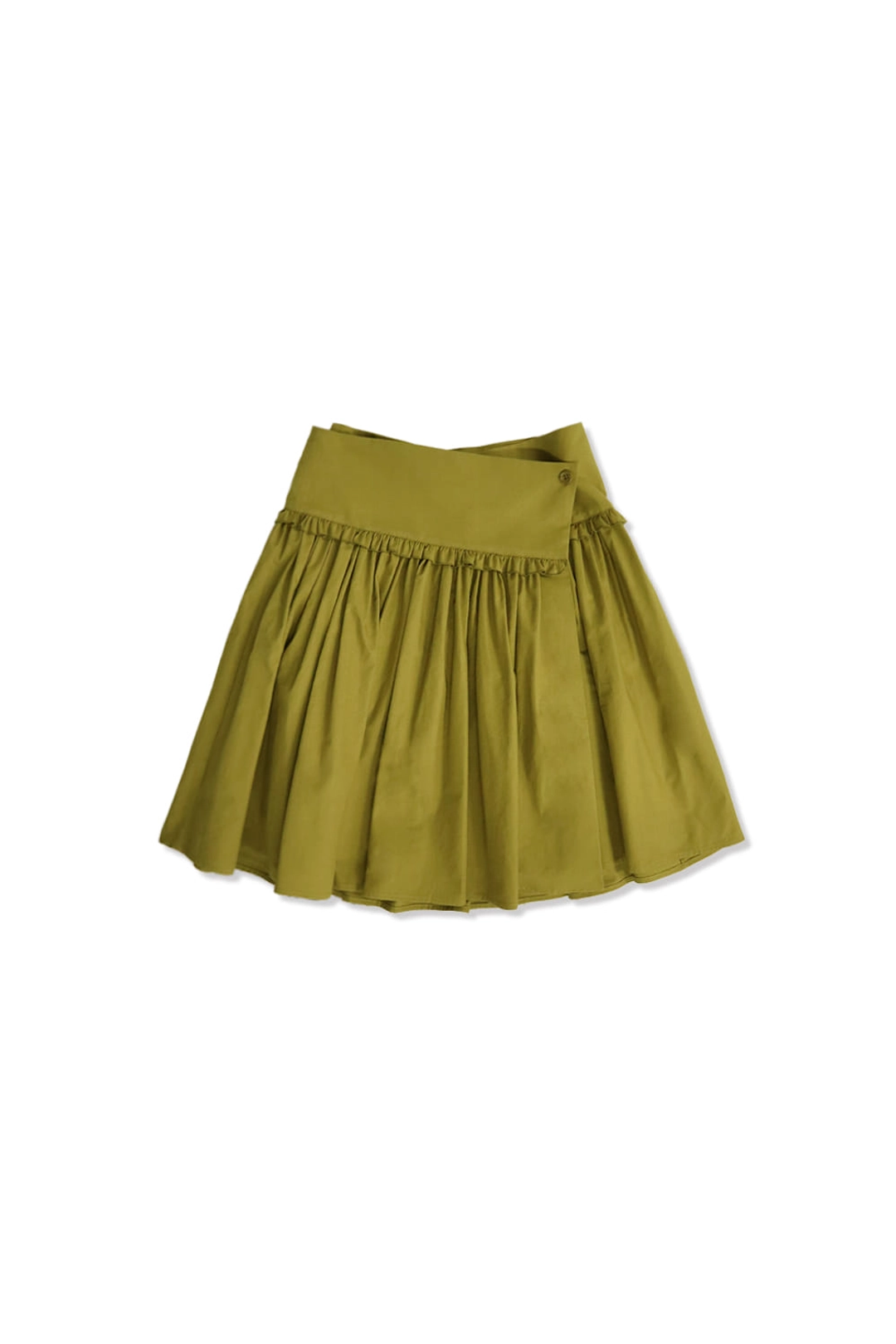 위드아웃썸머 Audrey midi skirt_olive 상품 이미지 3