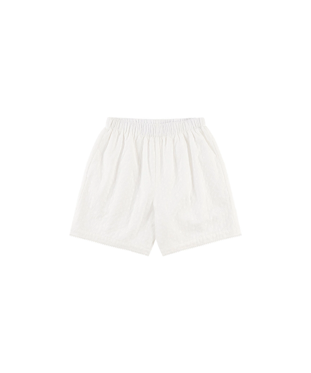 반원 아뜰리에 P3305 플라워 엠브로이더리 쇼츠_White 상품 이미지 1