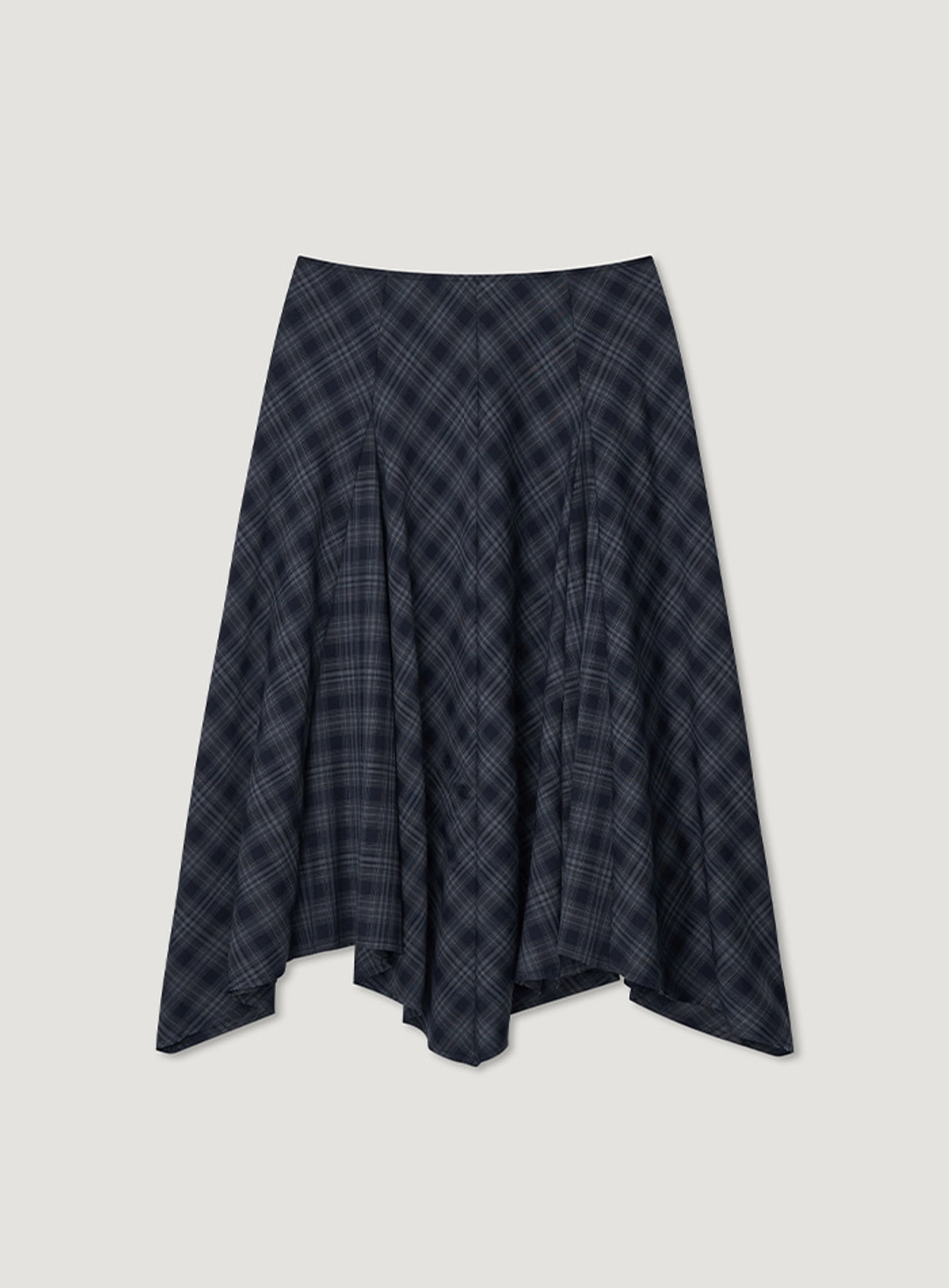 망고매니플리즈 DINDEE FLARE SKIRT_NAVY 상품 이미지 1