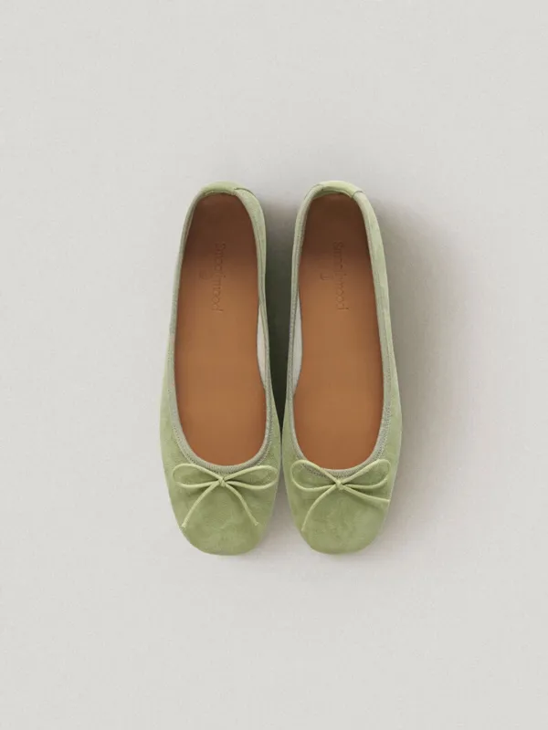 Green Bean Ballet Flat (Vibram Sole)