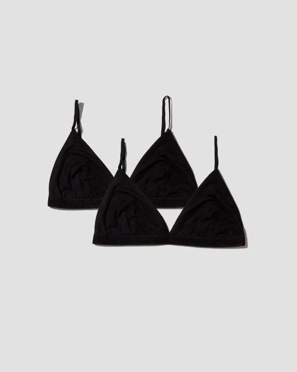 Pack - 2 Mississippi Bra (Black / black)