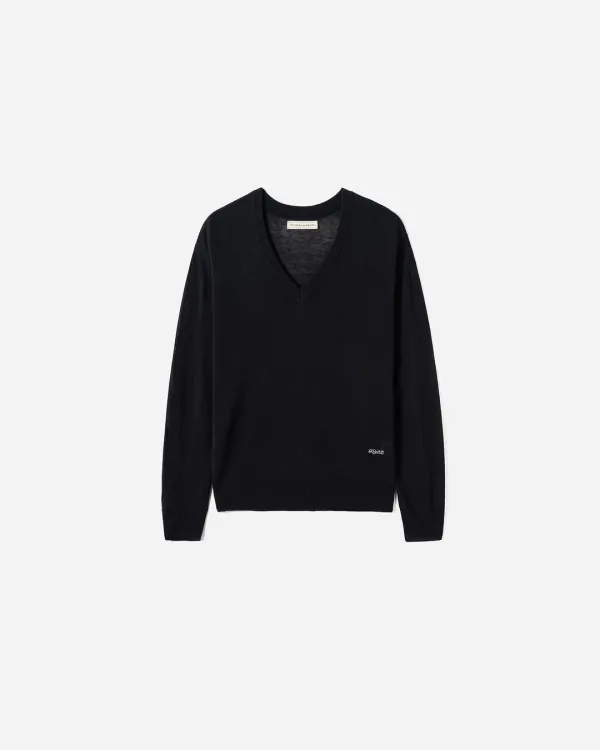 Bern Linen V-neck Knit