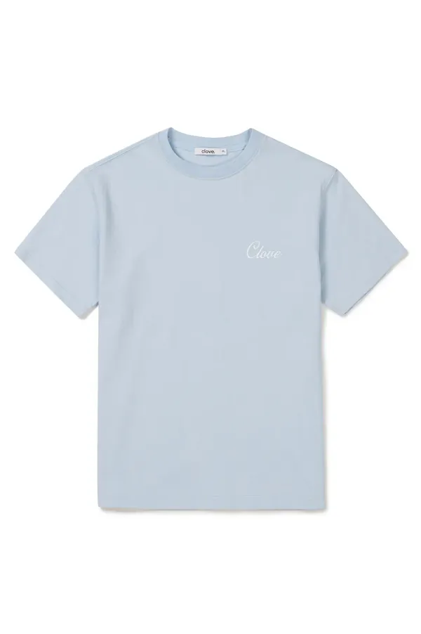 [24SS clove] Palm Tree T-Shirt (Sky Blue)