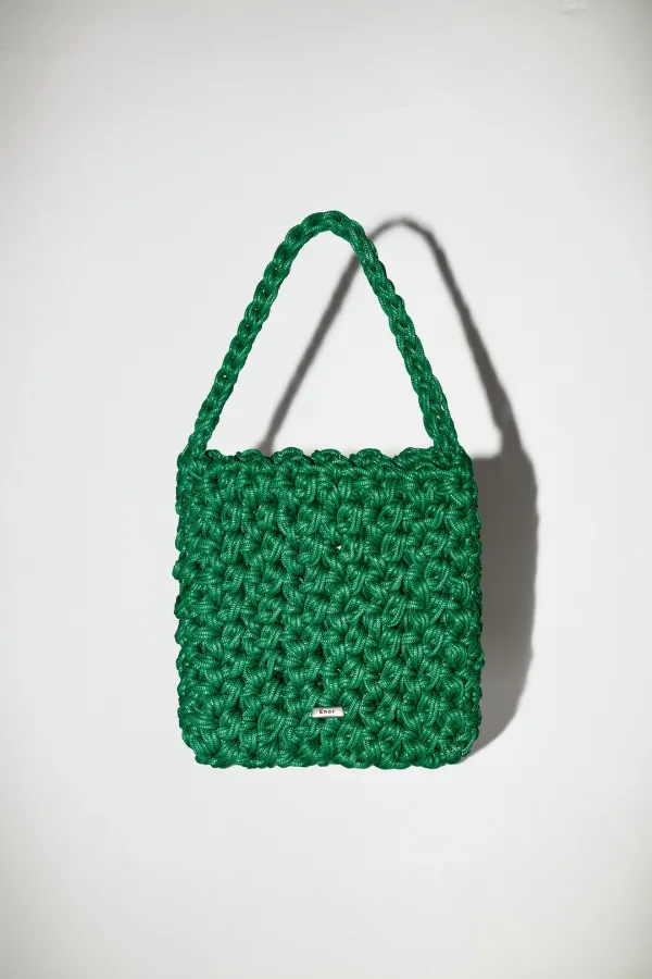 WEAVING SQUARE BAG MINI - GREEN