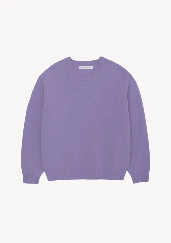 15 Classic Round Knit in Light Purple
