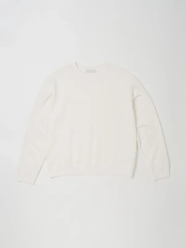 SOFT SWEATSHIRT IN OFF WHITE
