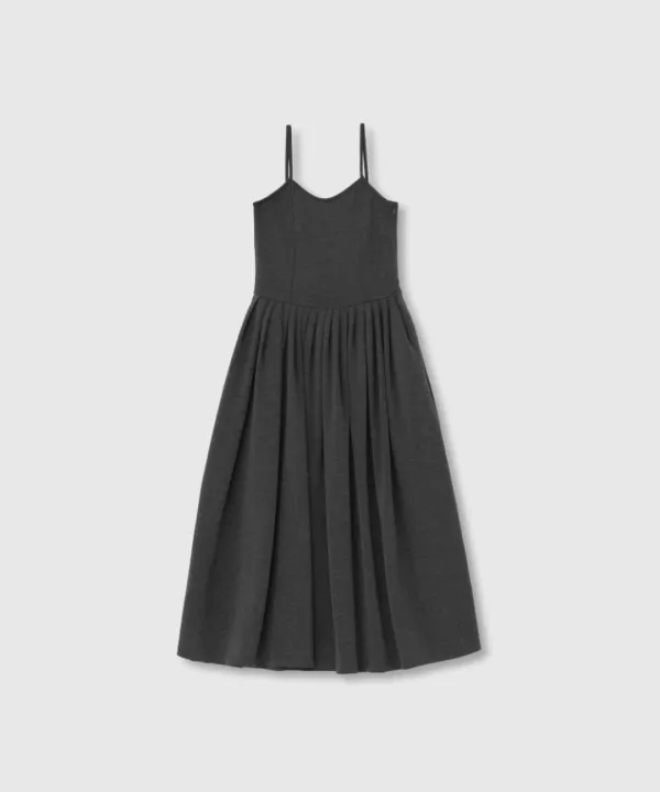 Jersey maxi dress (Dark gray)