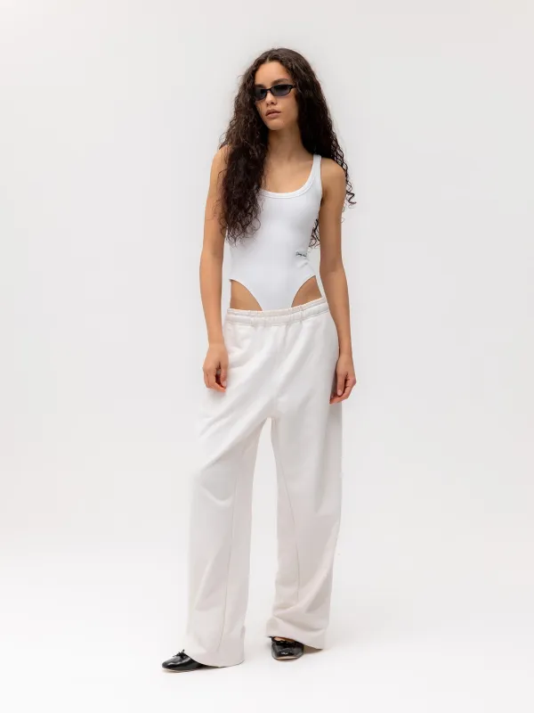 G CONTRAST SWEATPANTS 2.0 (WHITE)