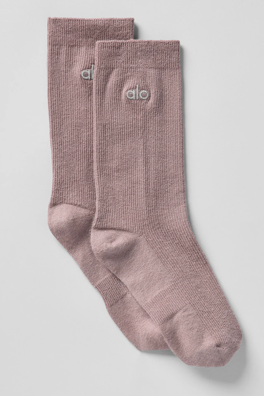 알로요가 Unisex Half-Crew Understated Sock - Mushroom 상품 이미지 1